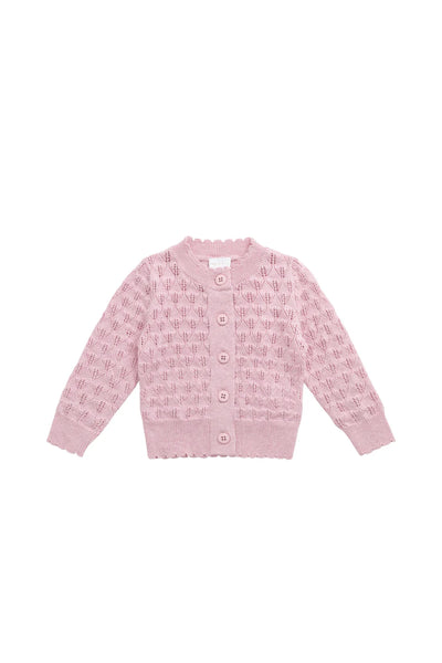 Jamie Kay Magnolia Cardigan: Sweet Pink Marle