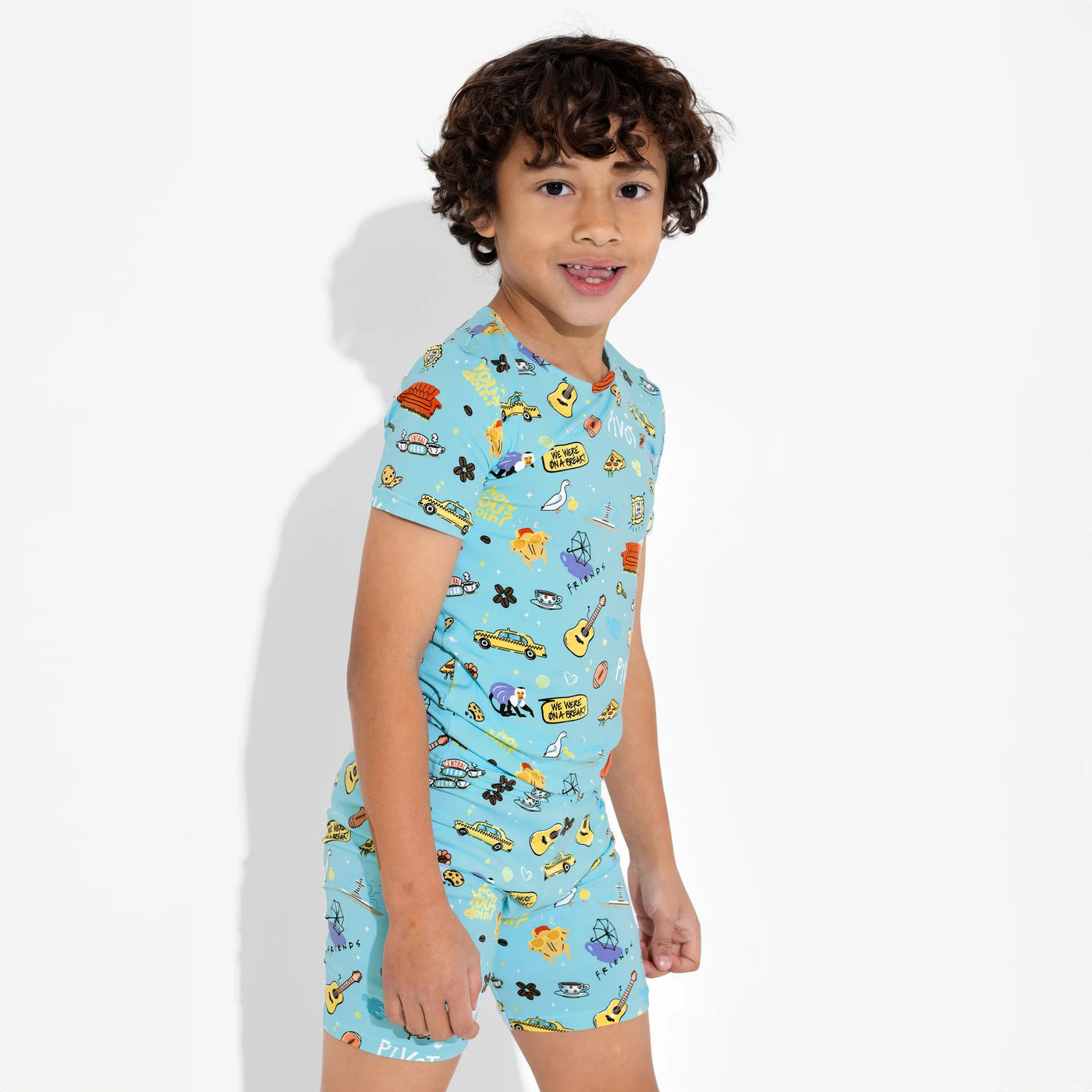 Bellabu Bear Pajama Short Set: Central Perk FRIENDS