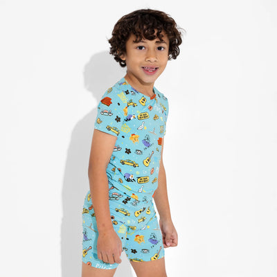 Bellabu Bear Pajama Short Set: Central Perk FRIENDS