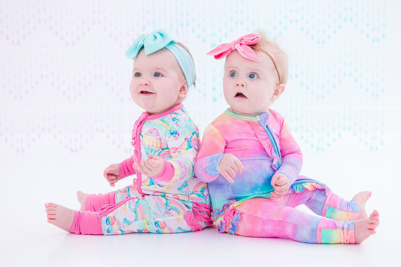 Birdie Bean Ruffle Convertible Romper: Jemma
