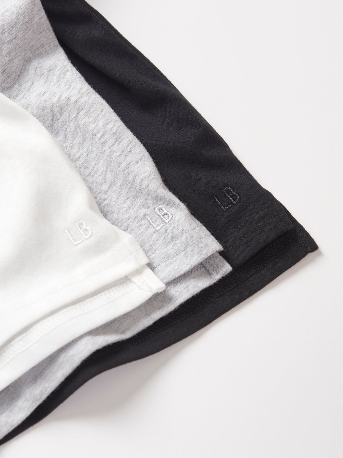Little Bipsy Long Sleeve Elevated Tee 3-Pack: Monochrome