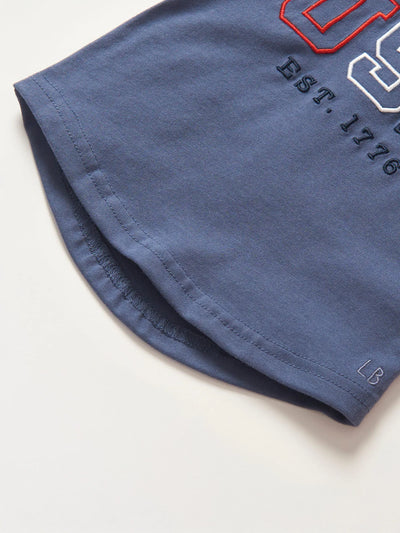 Little Bipsy Tee: USA Navy