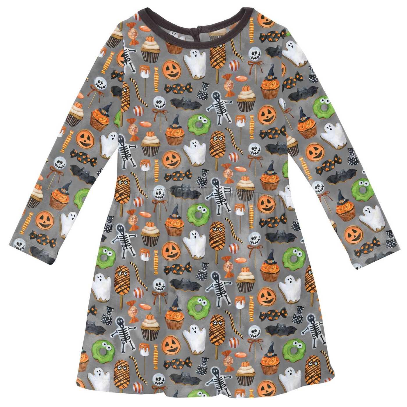 Kickee Pants Twirl Dress with Pockets: Halloween Treats
