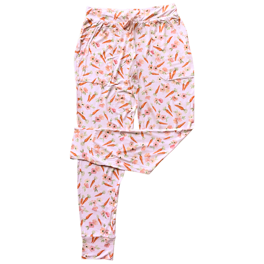 Laree + Co: Lillian's Easter Carrots Bamboo Women's Lounge Pants