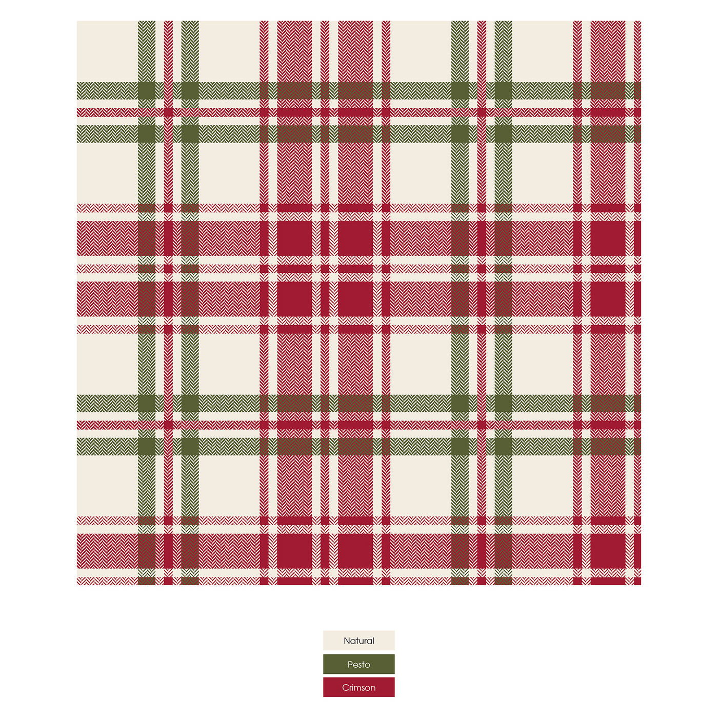 Kickee Pants Pajama Set: Fireside Plaid