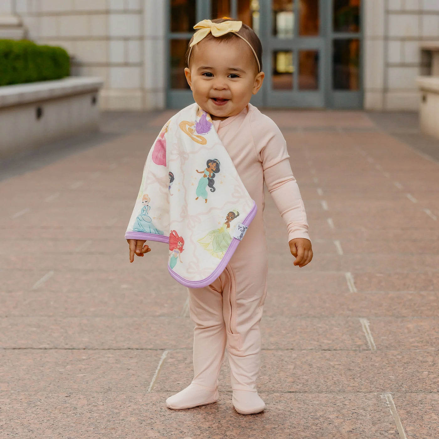 Copper Pearl Security Blanket (2-Pack): Disney Princess (16x16)