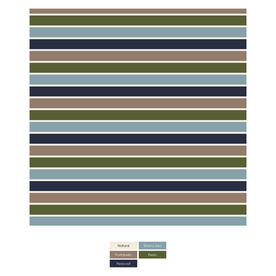 Kickee Pants Footie with Snaps: Fall Vibes Stripe