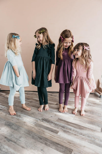 Mila & Rose:  Sage 3/4 Pocket Twirl Dress SHIPS SEPARATELY