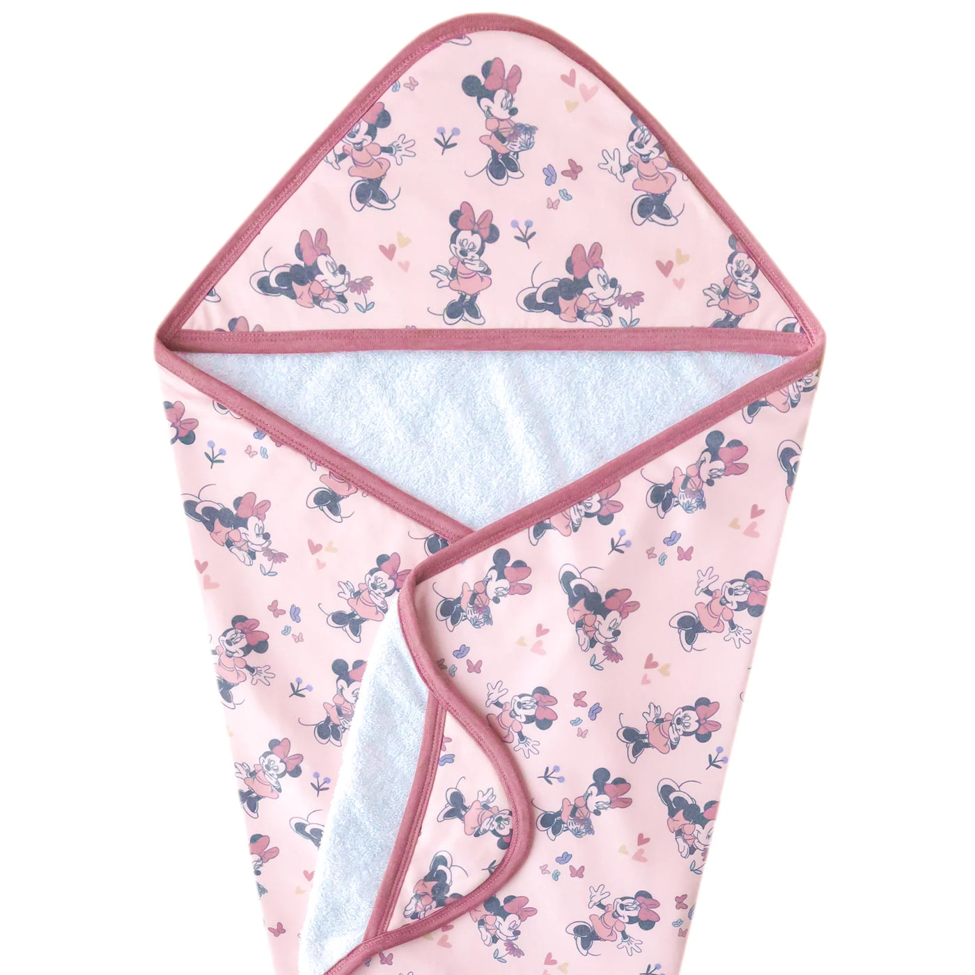 Copper Pearl Premium Knit Hooded Towel: Minnie Mouse