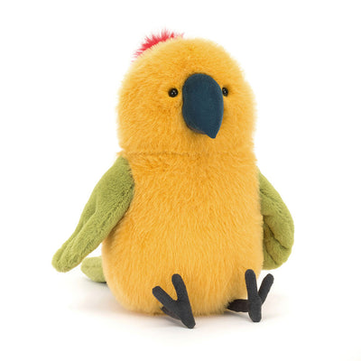LIMIT 1 PER HOUSEHOLD Jellycat: Budgeby Parrot (10")
