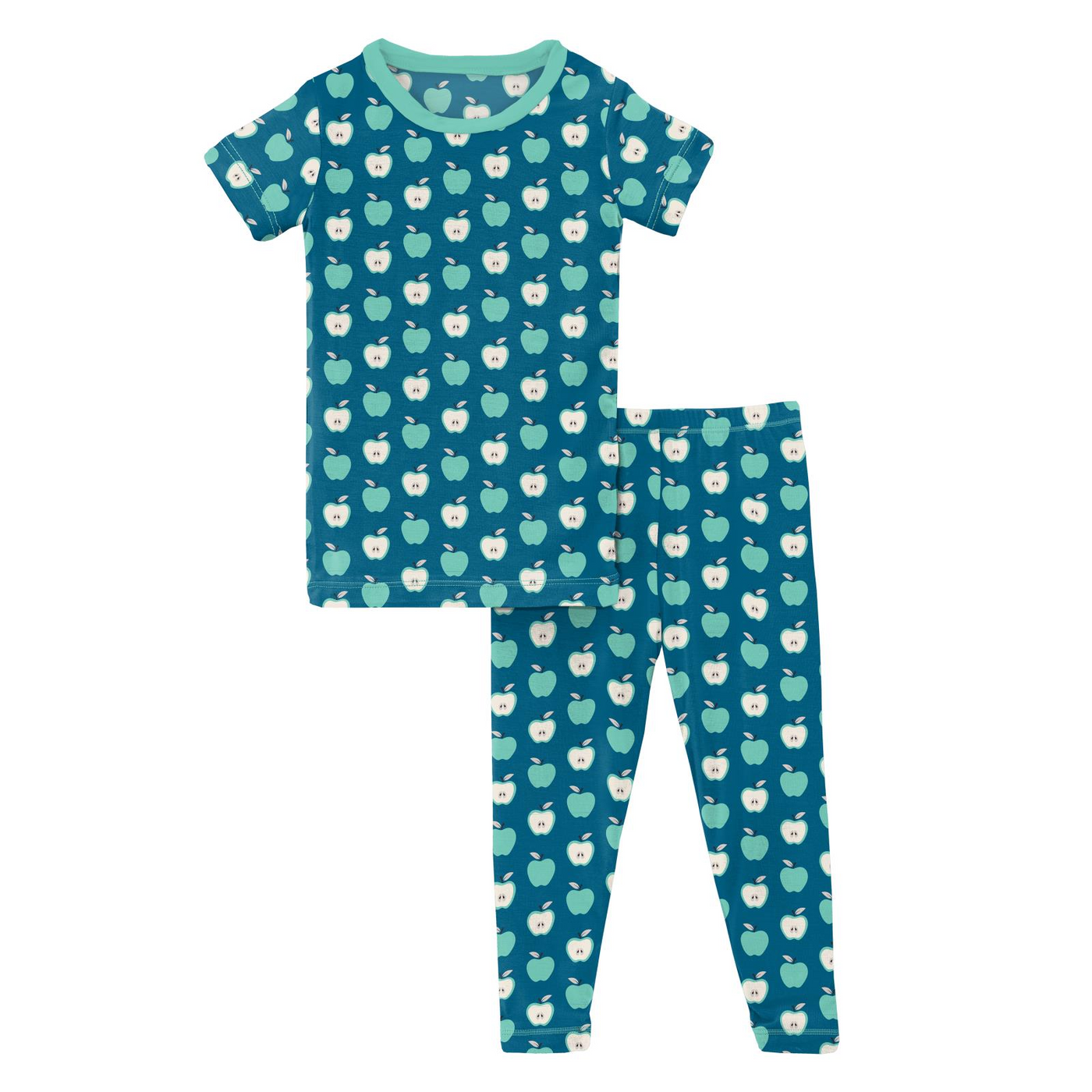 Kickee Pants Pajama Set: Seaport Johnny Appleseed