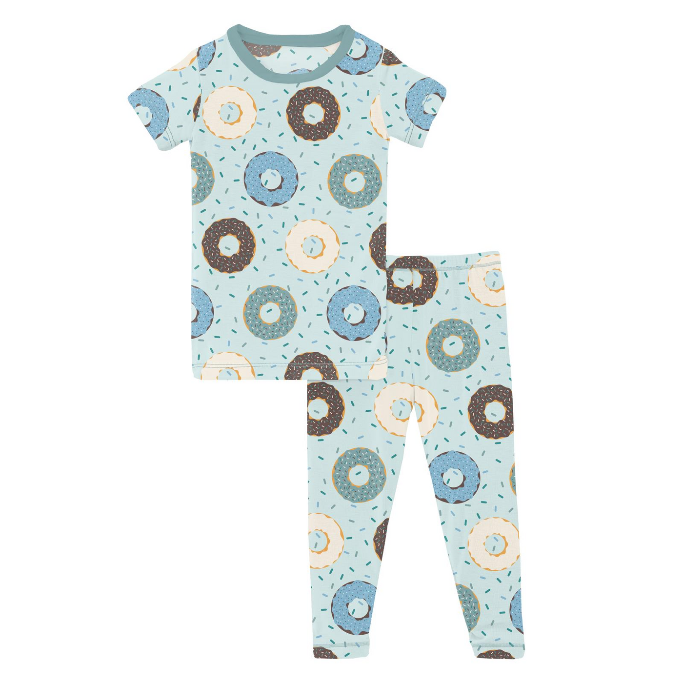 Kickee Pants Pajama Set: Fresh Air Donuts and Sprinkles