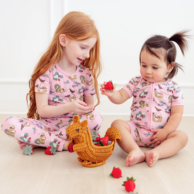 Kickee Pants Pajama Set: Cake Pop Berry Picking