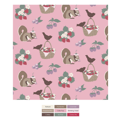 Kickee Pants Pajama Set: Cake Pop Berry Picking