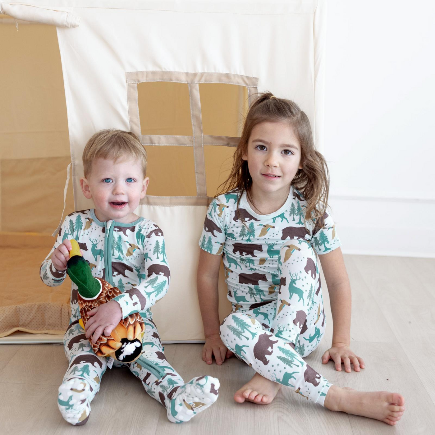Kickee Pants Pajama Set: Fresh Air Forest Adventure