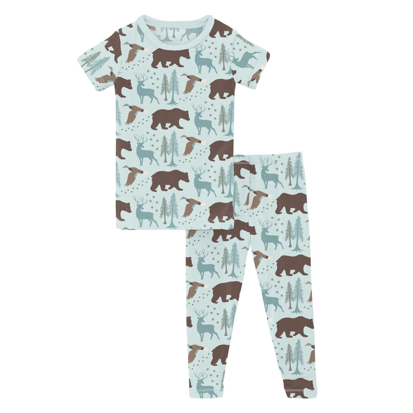 Kickee Pants Pajama Set: Fresh Air Forest Adventure
