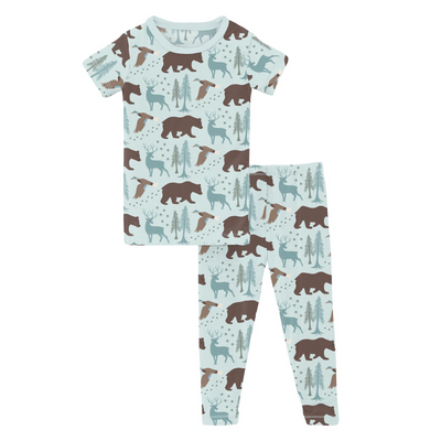 Kickee Pants Pajama Set: Fresh Air Forest Adventure