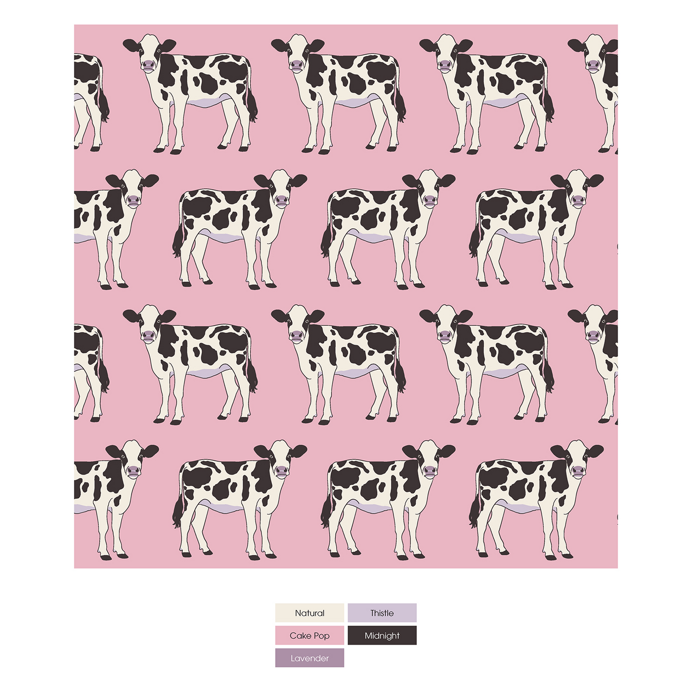 Kickee Pants Pajama Set: Cake Pop Cows