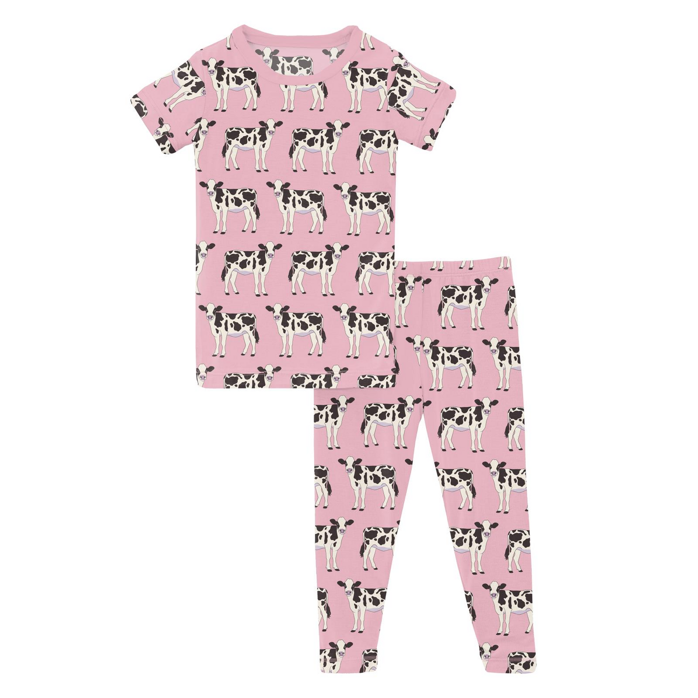 Kickee Pants Pajama Set: Cake Pop Cows