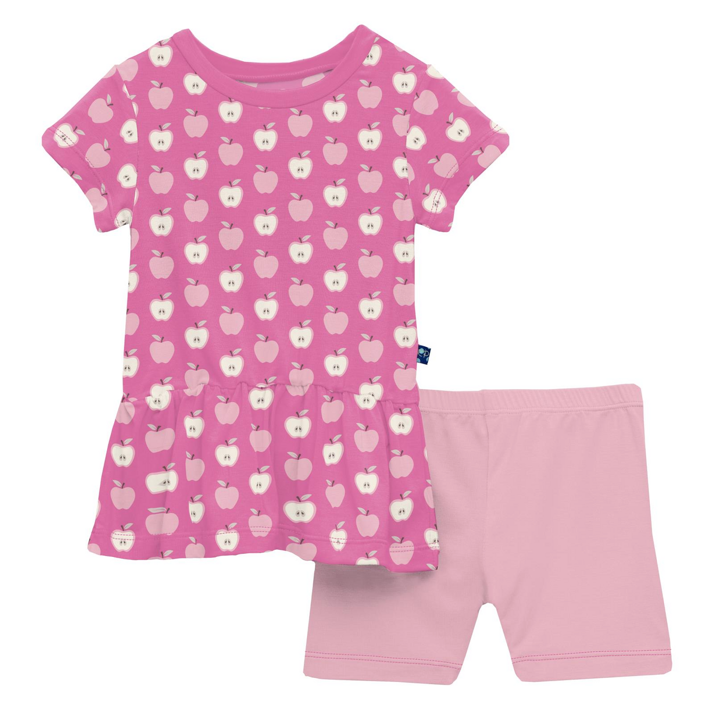 Kickee Pants Playtime Outfit Set: Tulip Johnny Appleseed