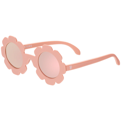 Polarized Babiators: Peach Keen Flowers