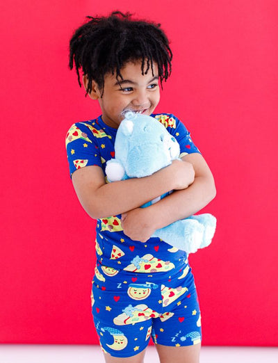 Birdie Bean 2 Piece Pajama Shorts Set: Care Bears Baby™ Bedtime Pizza