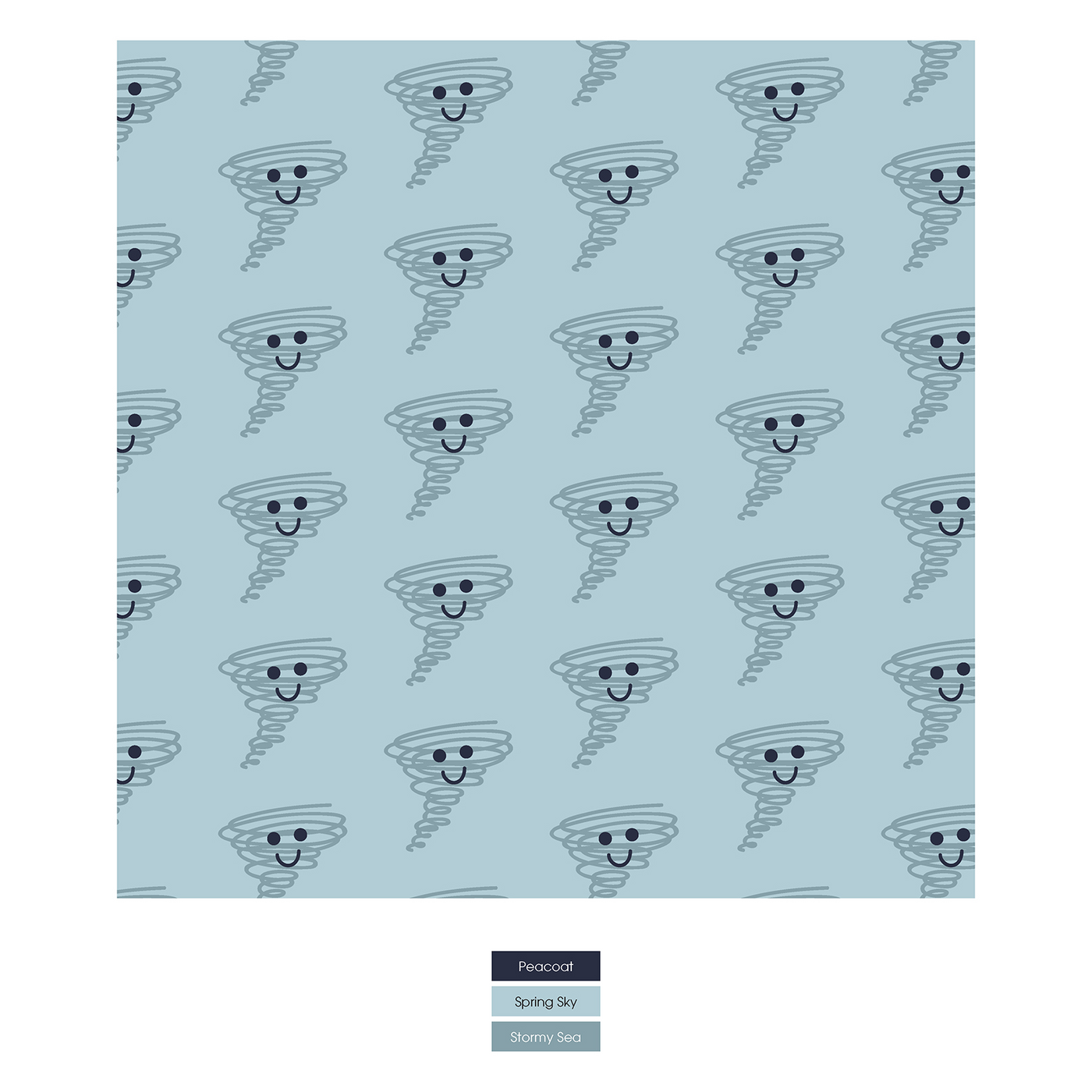 Kickee Pants Boy's Boxer Brief:Spring Sky Happy Tornado