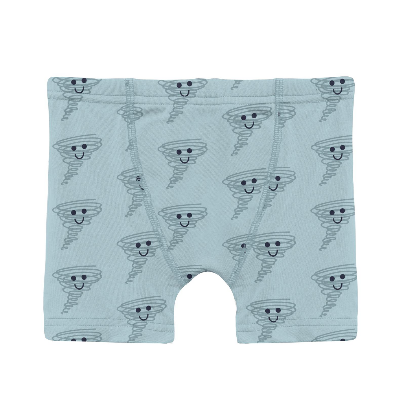 Kickee Pants Boy's Boxer Brief:Spring Sky Happy Tornado