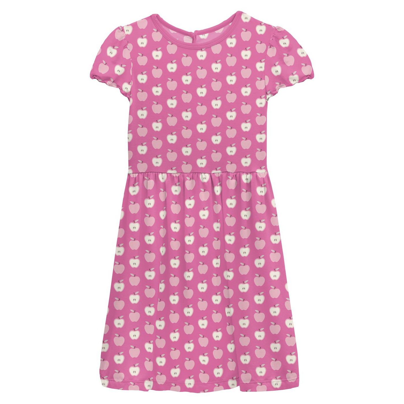 Kickee Pants Flutter Sleeve Twirl Dress with Pockets: Tulip Johnny Appleseed
