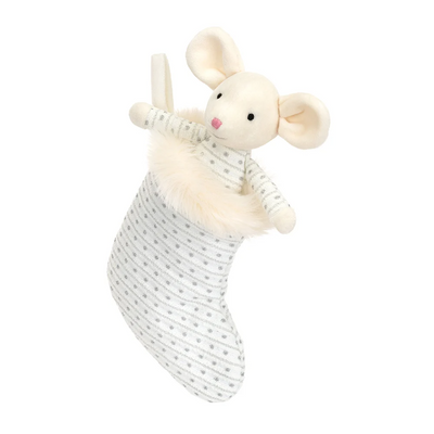 Jellycat: Shimmer Stocking Mouse (8")