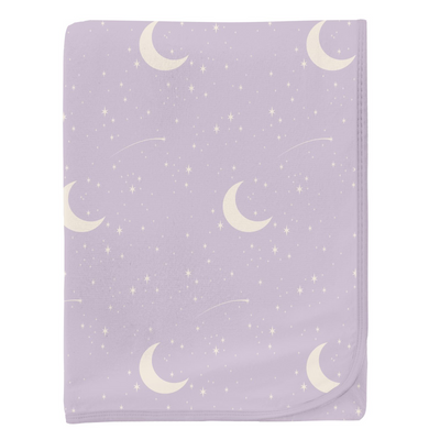 Kickee Pants Swaddling Blanket: Thistle Starry Sky & Moon