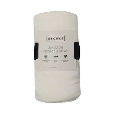 Kickee Pants Swaddling Blanket: Spring Sky Happy Tornado