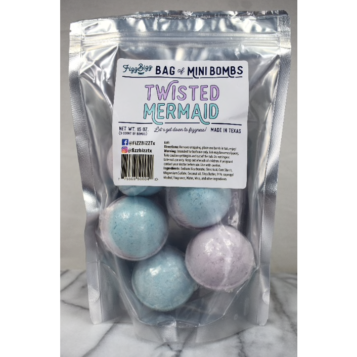 Fizz Bizz Mini Bomb 5 Pack: Twisted Mermaid