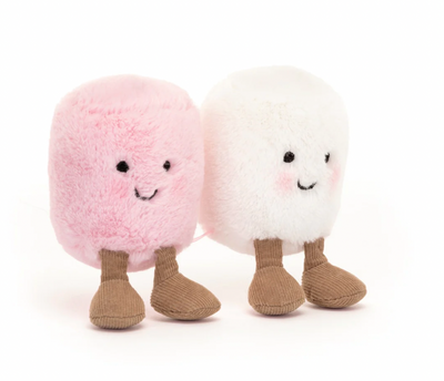 Jellycat: Amusable Pink and White Marshmallows (5"x4")