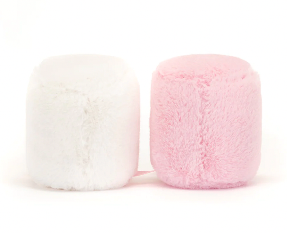 Jellycat: Amusable Pink and White Marshmallows (5"x4")