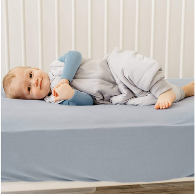 Kyte Baby Crib Sheet: Slate