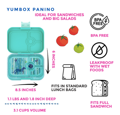 YumBox Panino: Tropical Aqua (Panther)