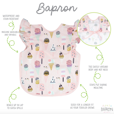 Bapron: Pink Ice Cream Flutter