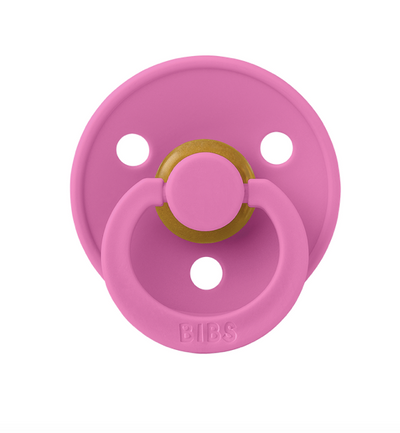 BIBS Pacifiers Classic Round 2 Pack: Bubblegum/Periwinkle