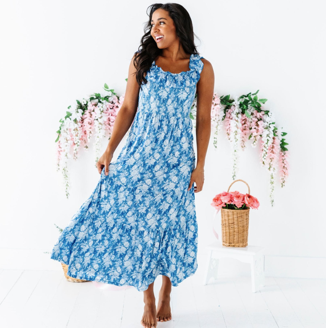 Bums & Roses Women's Dress: Southern Rose