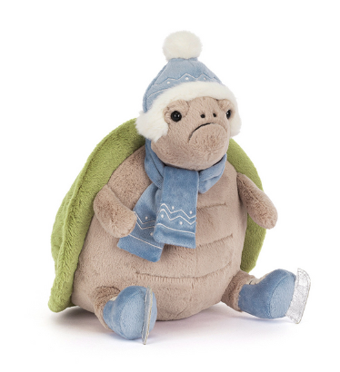 LIMIT ONE PER HOUSEHOLD Jellycat: Timmy Turtle Skating (10")