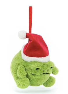 LIMIT ONE PER HOUSEHOLD Jellycat: Ricky Rain Frog Ornament (3")