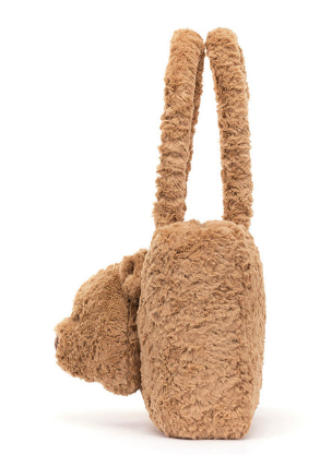LIMIT ONE PER HOUSEHOLD Jellycat: Bartholomew Bear Tote Bag (14")