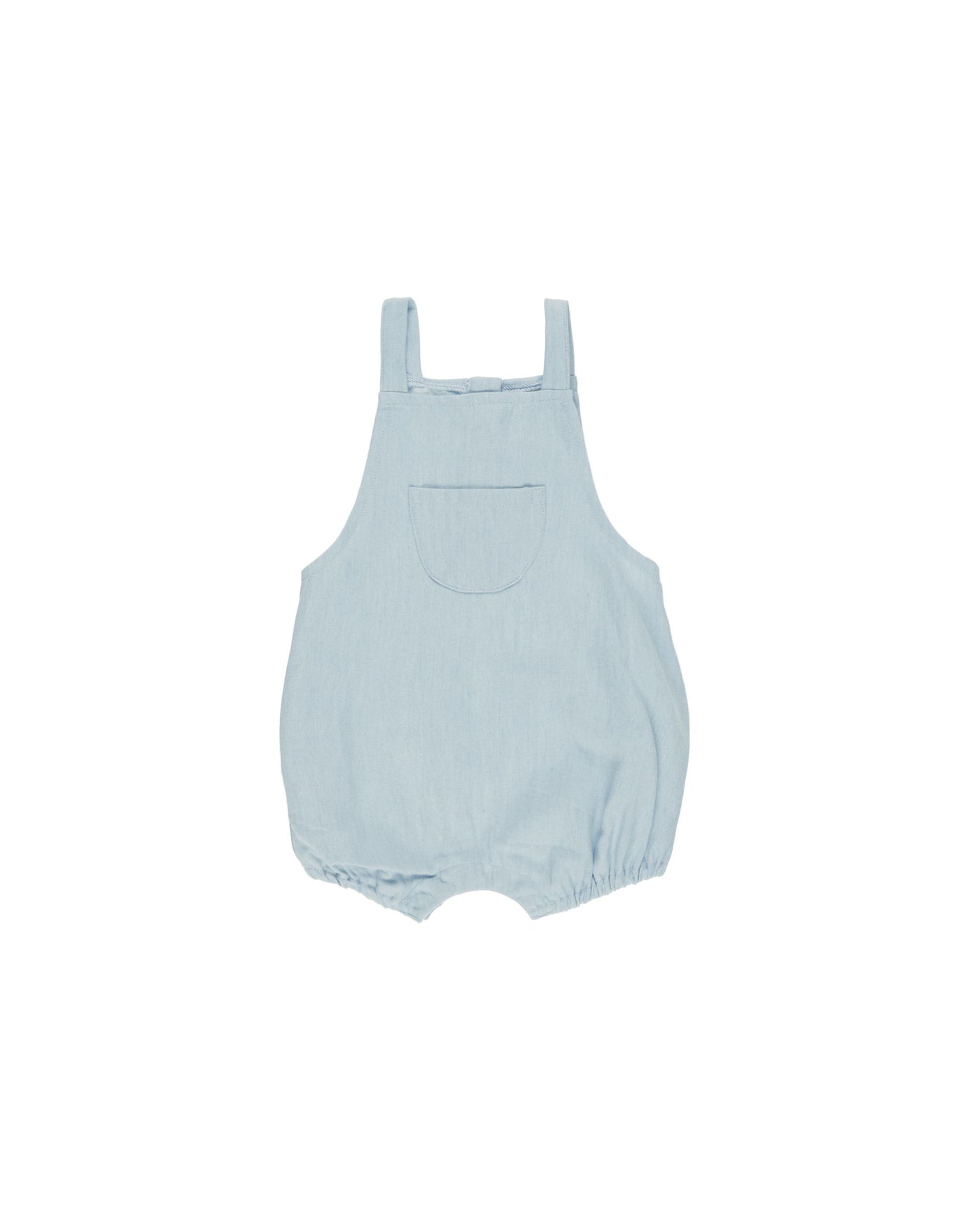Quincy Mae Thomas Romper: Chambray