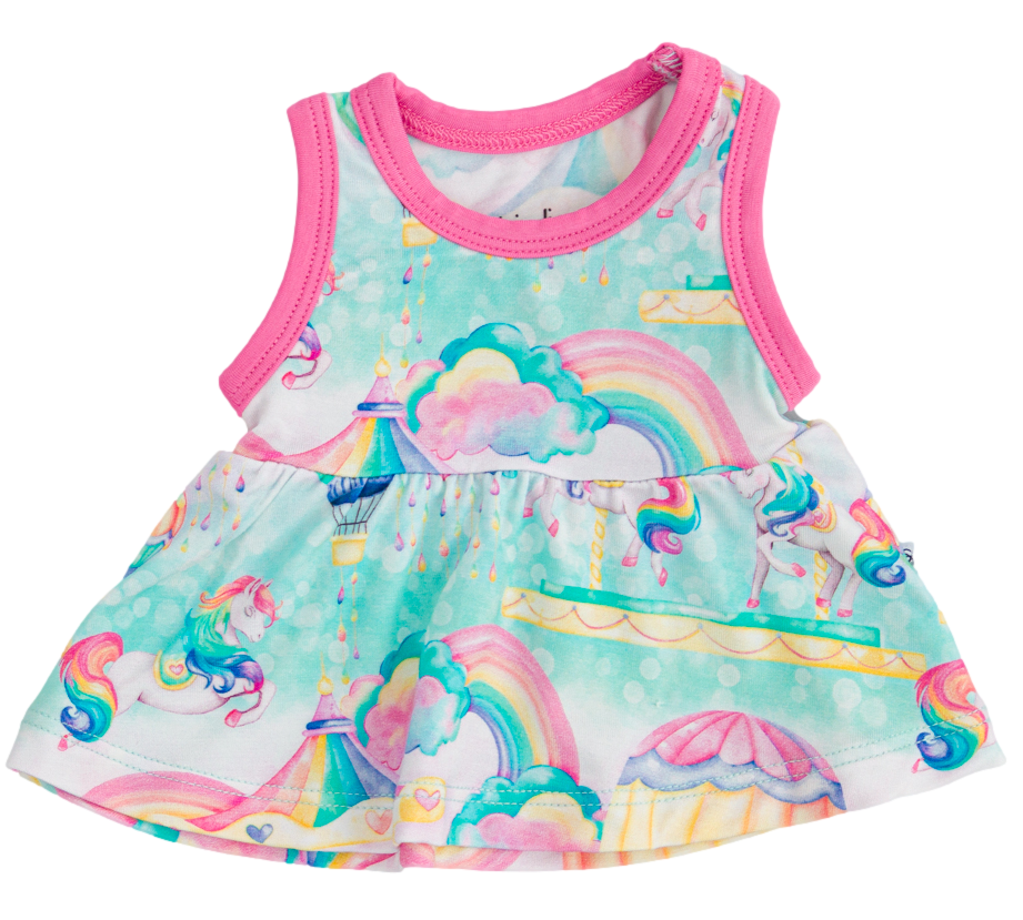 Birdie Bean Doll Dress: Priscilla (13" Dolls)