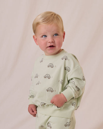 Quincy Mae Relaxed Sweatpant: Cars