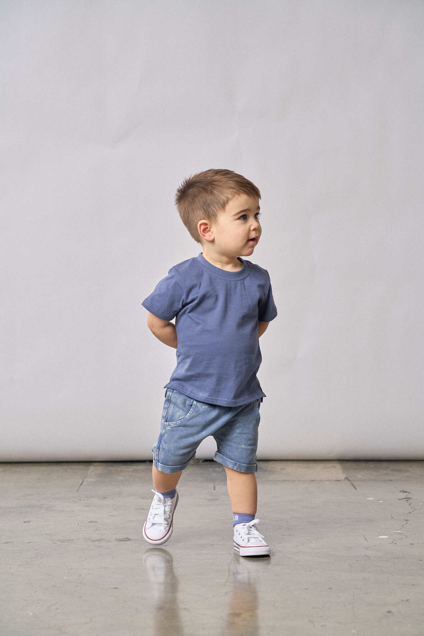 Little Bipsy Elevated Tee: Navy