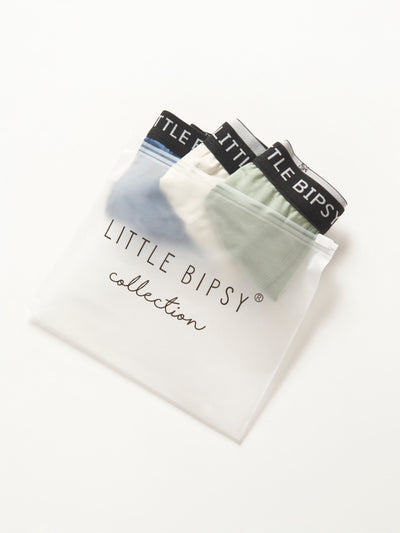 Little Bipsy Boxer 3-Pack: Evergreen Mix
