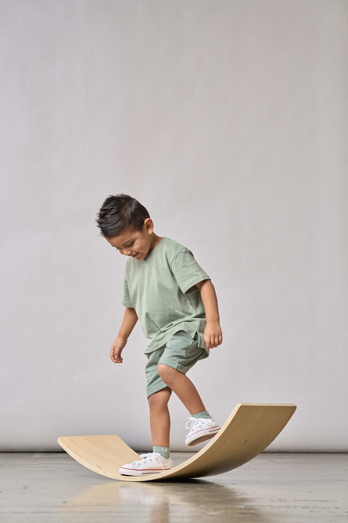 Little Bipsy Harem Short: Basil Wash