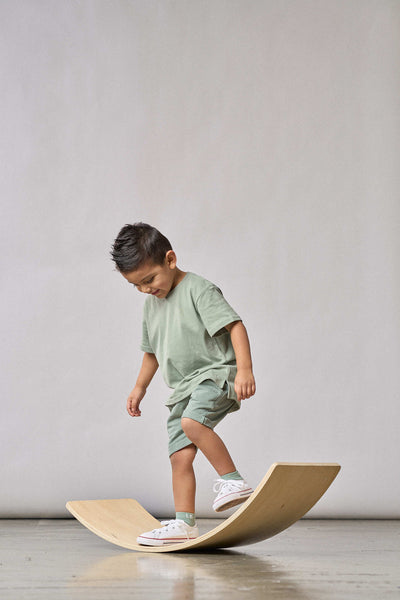 Little Bipsy Harem Short: Basil Wash